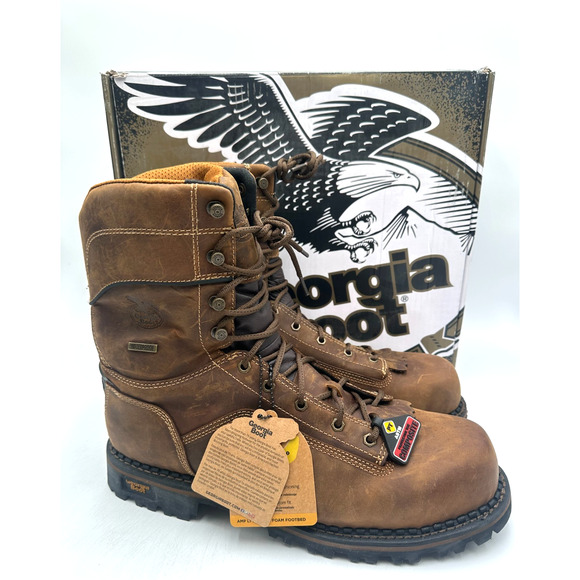 Georgia Boot Logger NEW Men's Color Brown US Size 14 - Picture 1 of 9